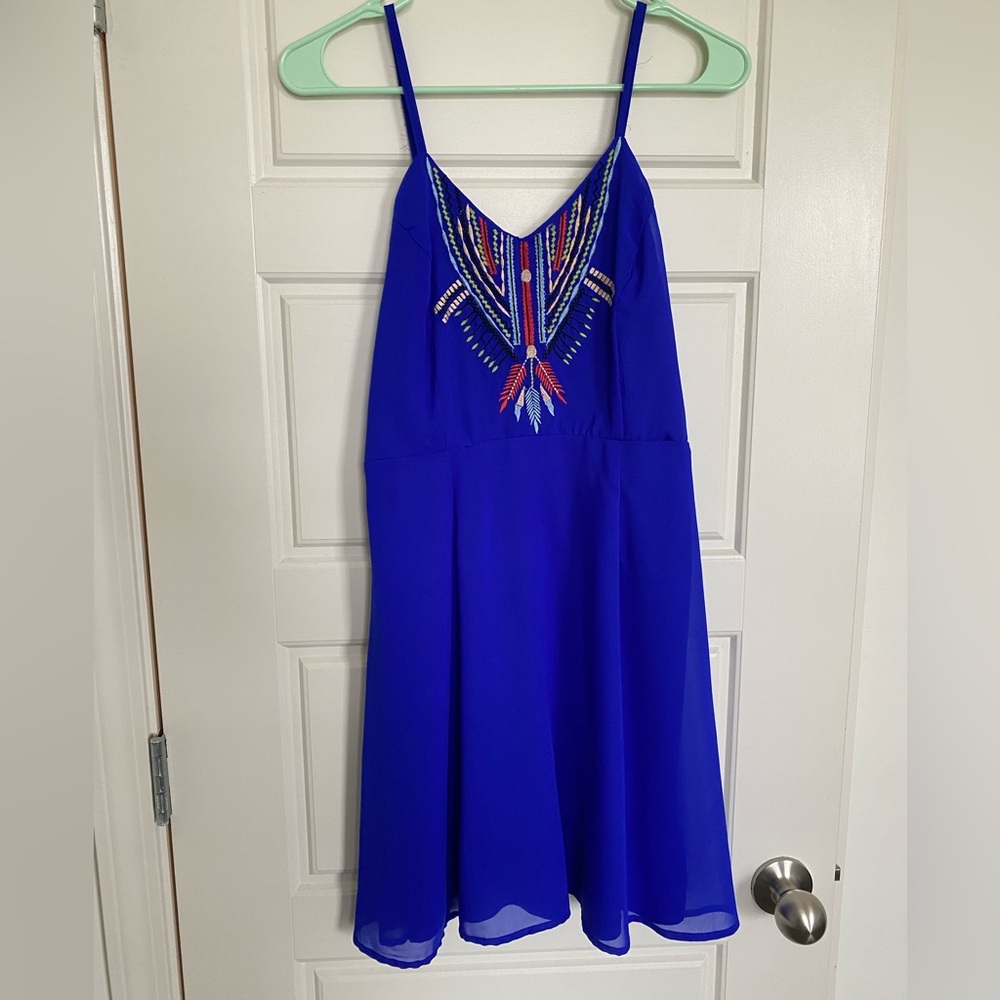 Size Small Cobalt Blue Dress. Worn once